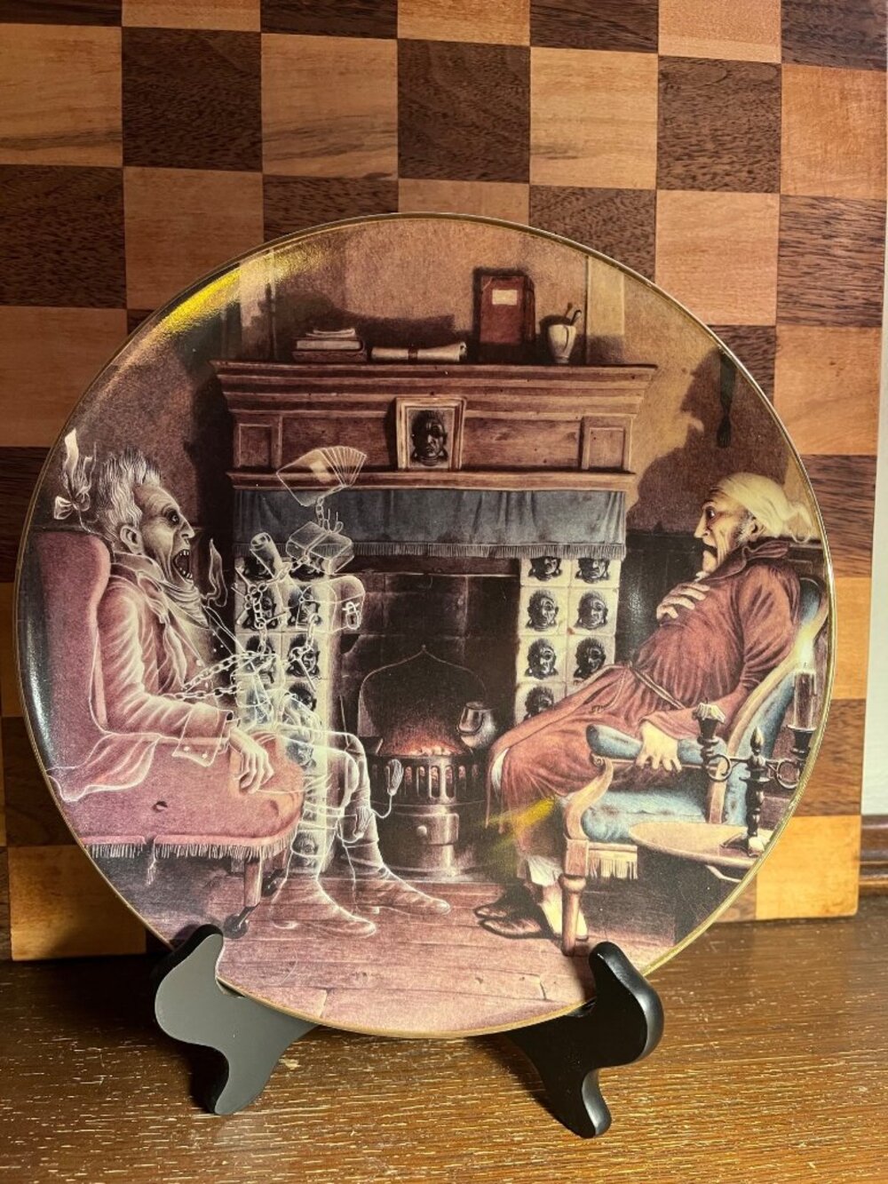 Marley’s Ghost Appears to Scrooge Department 56 Decorative Plate A1040